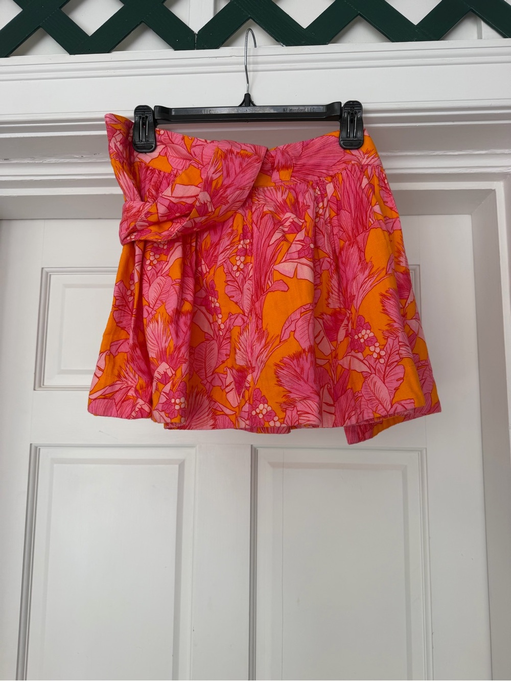 Coniglio Palm Beach wrap mini skirt